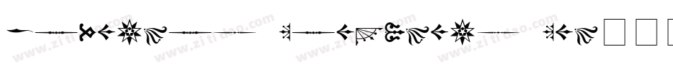 Printers Ornaments One字体转换